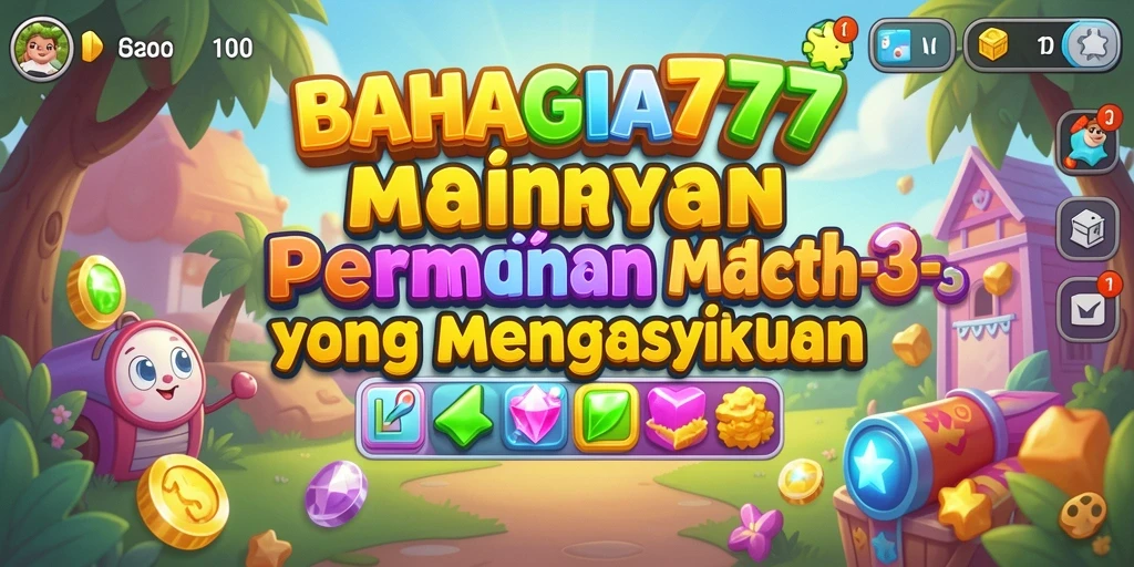 Tampilan gameplay seru dan menantang di BAHAGIA777.