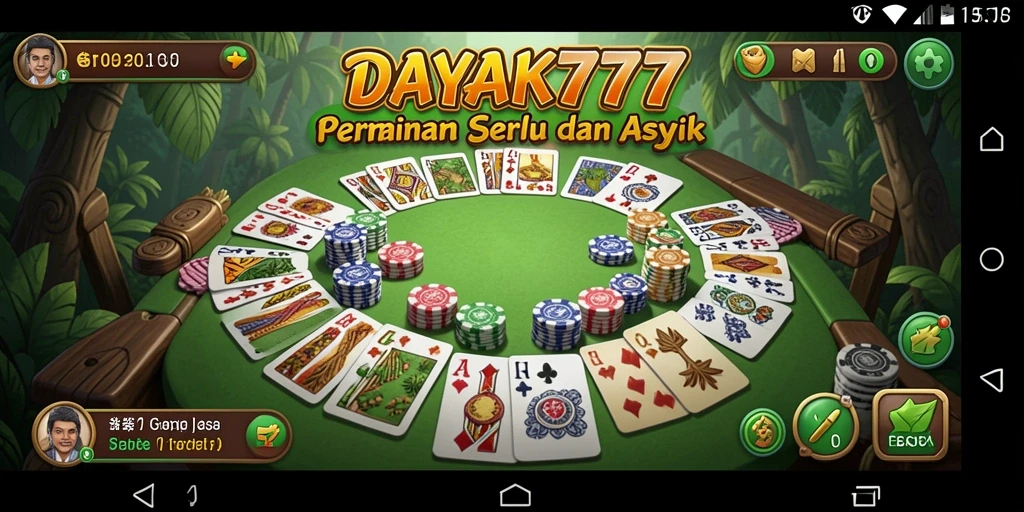 Screenshot gameplay yang menunjukkan keseruan bermain Gaple.