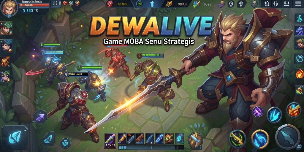 Tangkapan layar gameplay DEWALIVE yang mendebarkan di arena pertempuran.
