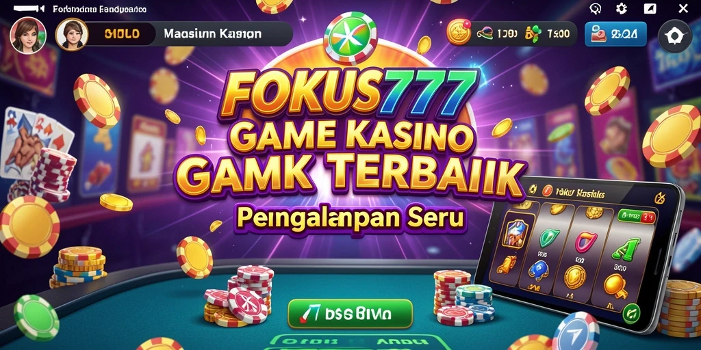 Tampilan menarik dari gameplay Kasino di FOKUS777.