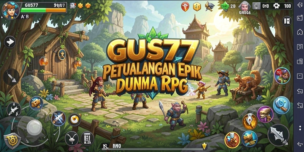 Tampilan gameplay mendebarkan dari <strong>GUS77</strong> dengan pertarungan real-time yang seru.