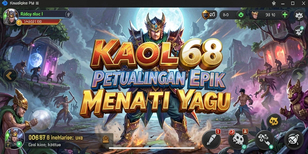 Tampilan gameplay KAOL68 yang mendebarkan dan penuh petualangan.