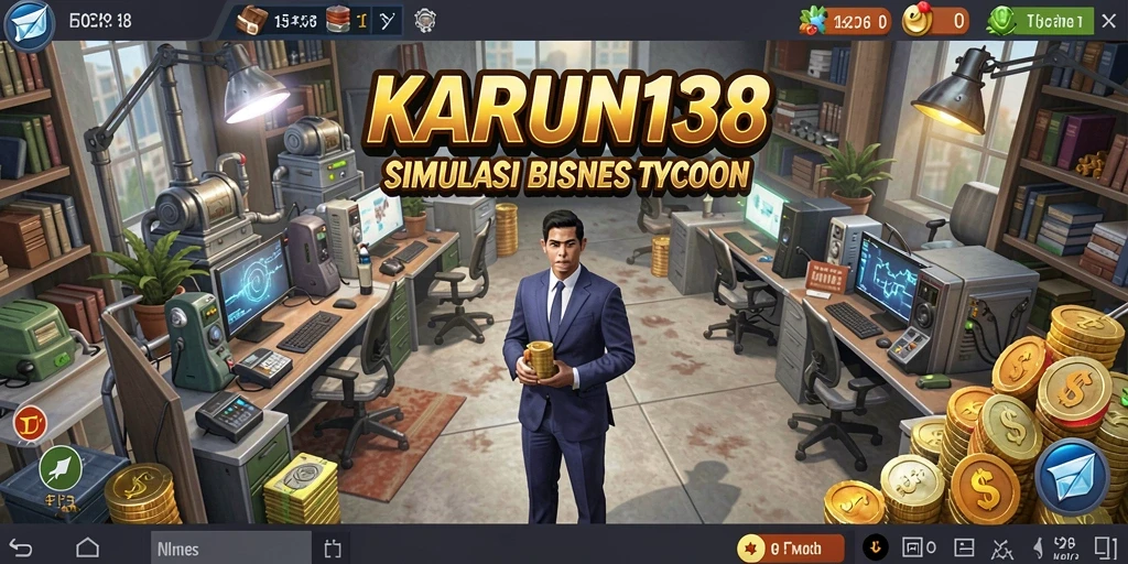 Screenshot utama KARUN138 yang menampilkan serunya gameplay Tycoon.