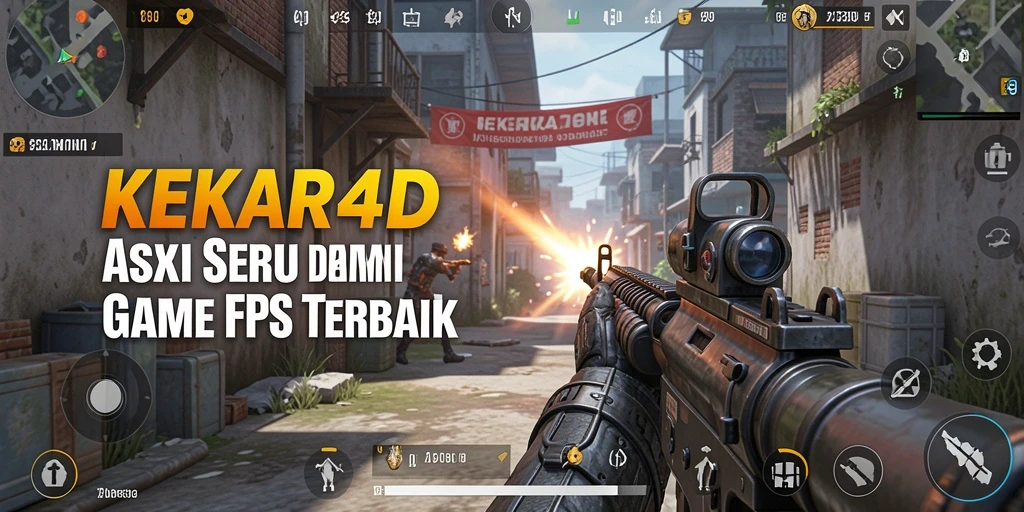 Gameplay seru KEKAR4D dengan aksi tembak-menembak yang mendebarkan.