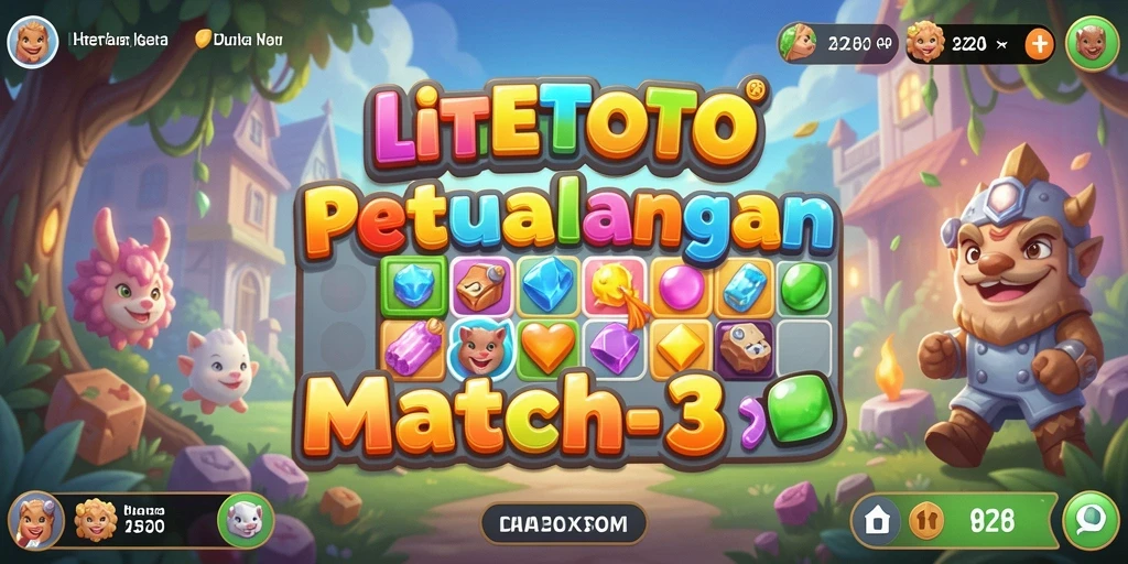 Tampilan gameplay <strong>LITETOTO</strong> yang seru dan penuh warna.