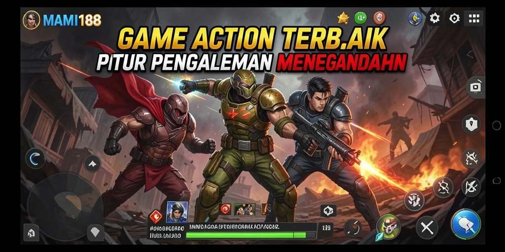 Screenshot MAMI188 menampilkan gameplay intens yang memukau.