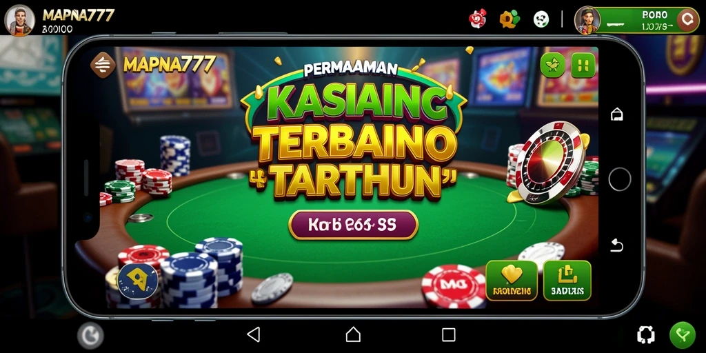 Tampilan menarik dari permainan kasino di MAPNA777.
