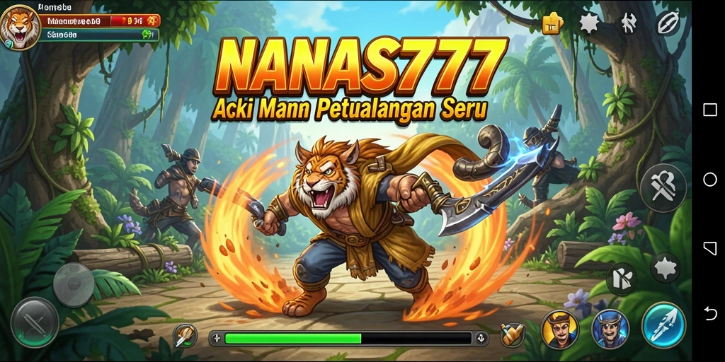 Tampilan seru dari gameplay NANAS777 dengan aksi yang mendebarkan.