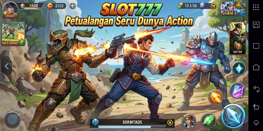 Tampilan gameplay SLOT777 yang seru dan mendebarkan.